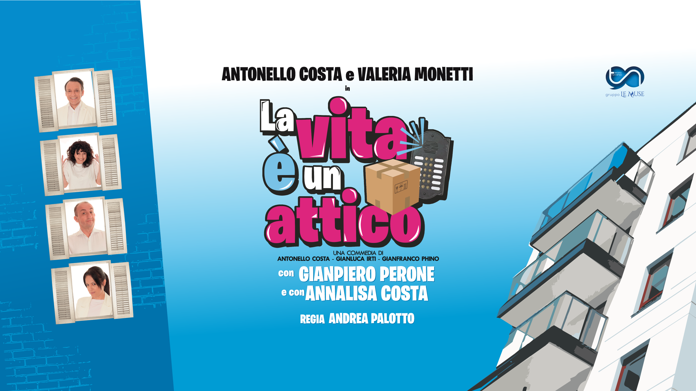 La vita è un attico con Antonello Costa e valeria mnetti