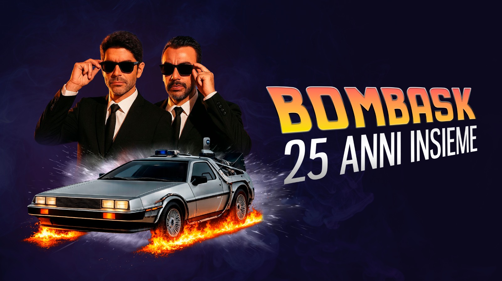 Gigi e Ross Bombask spettacolo per i loro 25 anni di carriera insieme prodotto da TeatroNovanta