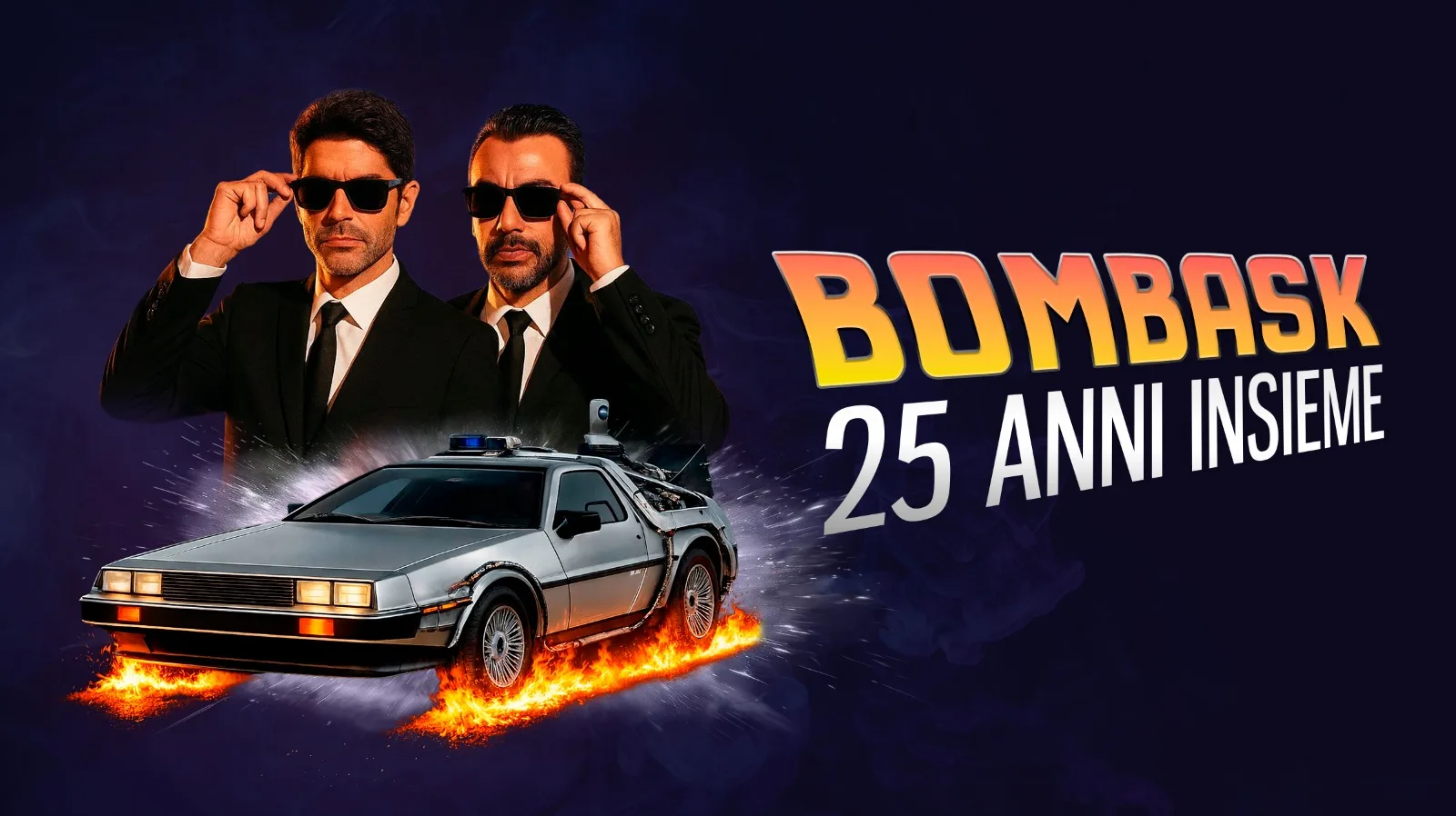 Gigi e Ross Bombask spettacolo per i loro 25 anni di carriera insieme prodotto da TeatroNovanta