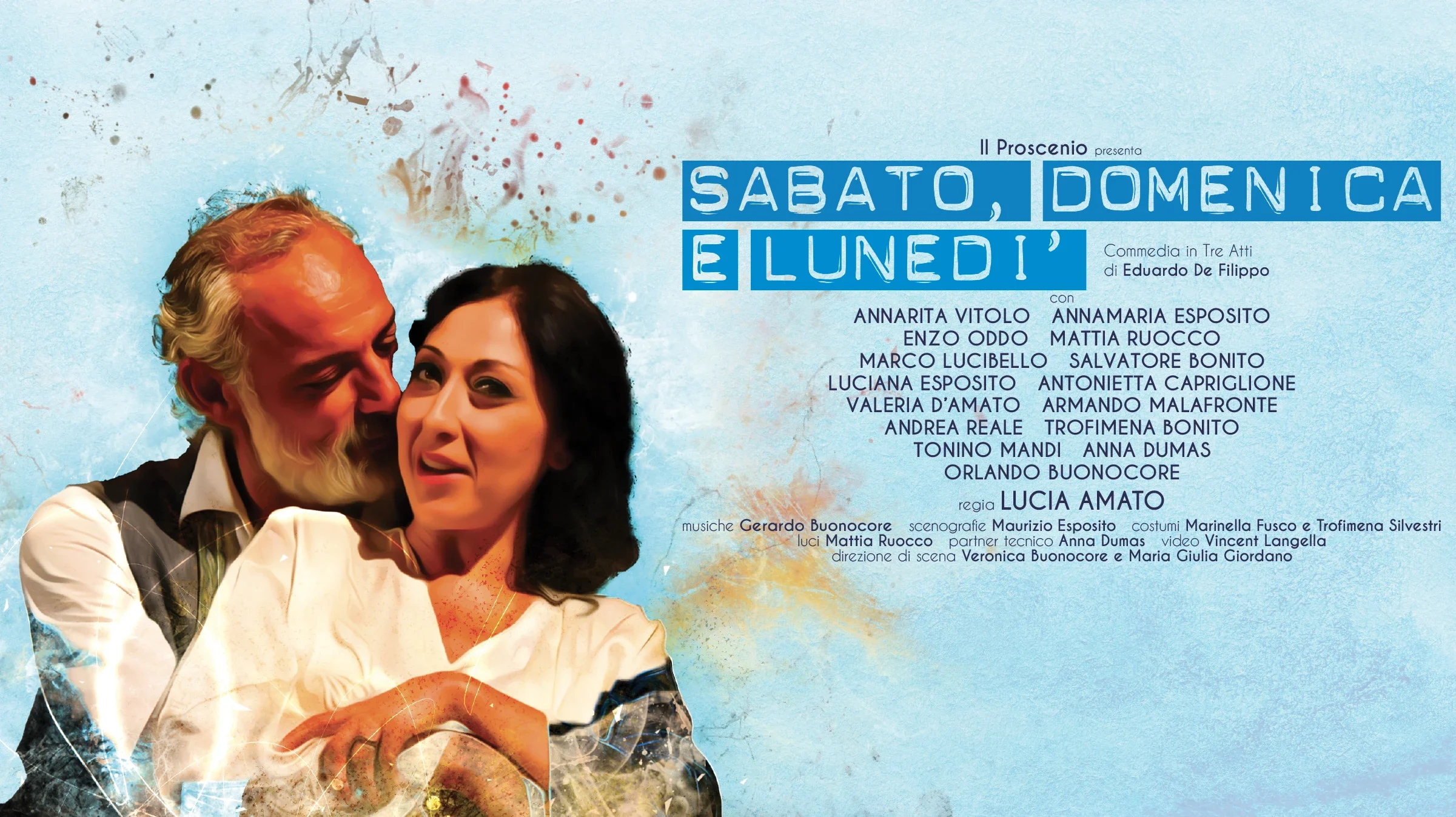 spettacolo teatro sabato domenica e lunedì al teatro delle arti di salerno per te voglio bene assaje