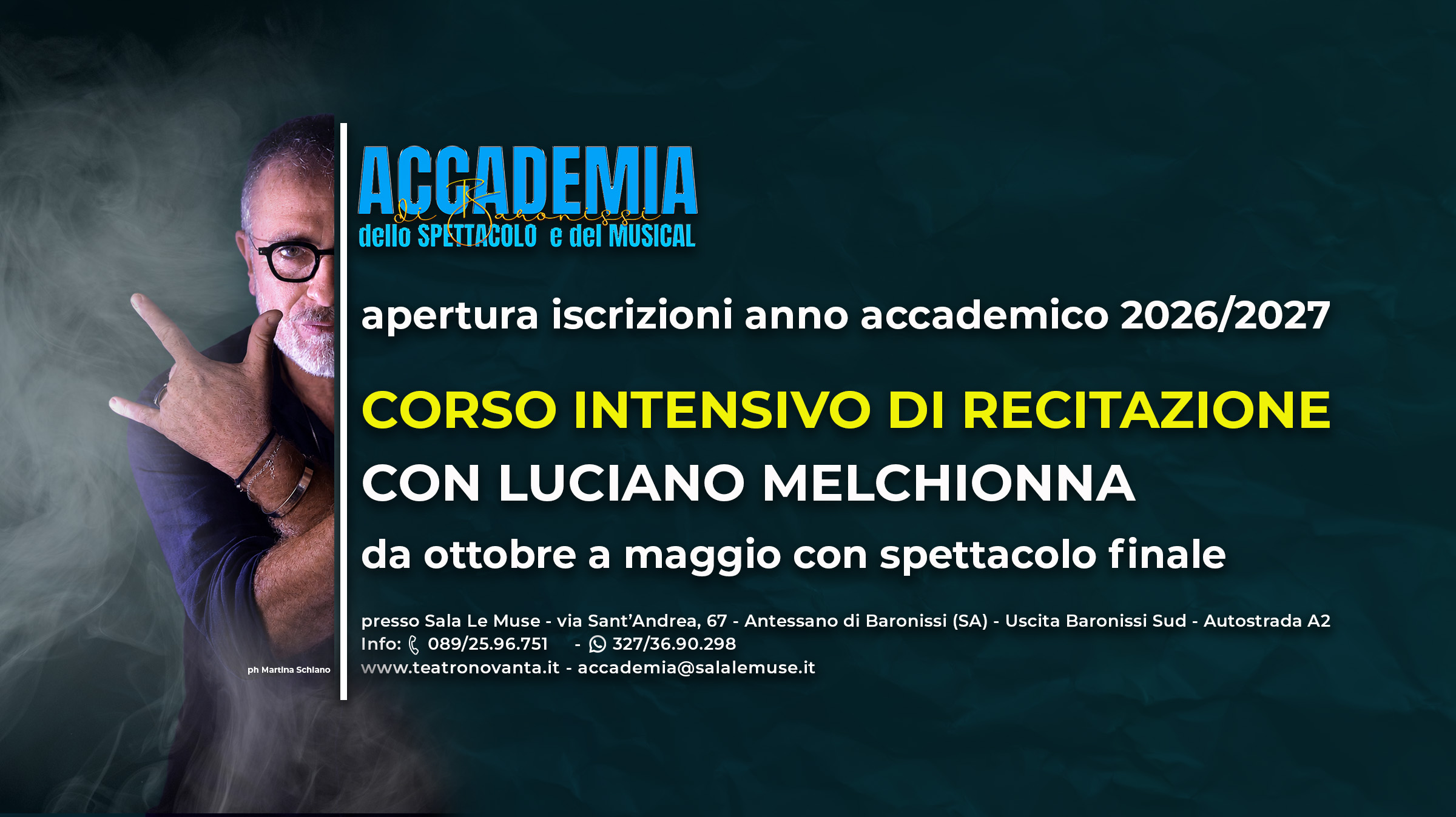 corso intensivo di recitazione con Luciano melchionna