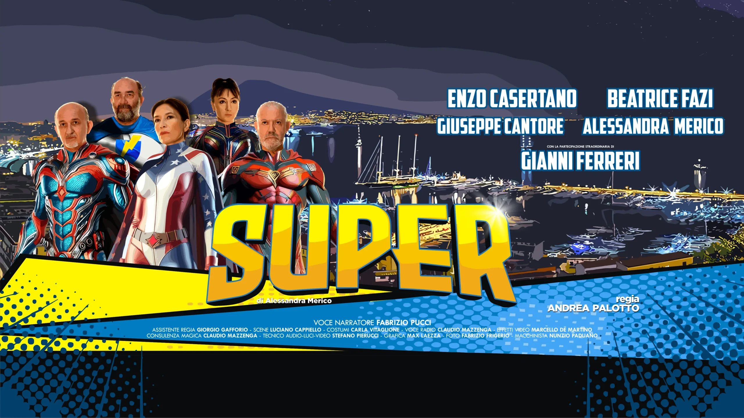 Super spettacolo prodotto da TeatroNovanta con Enzo Casertano e Beatrice Fazi con la partecipazione straordinaria di Gianni Ferreri