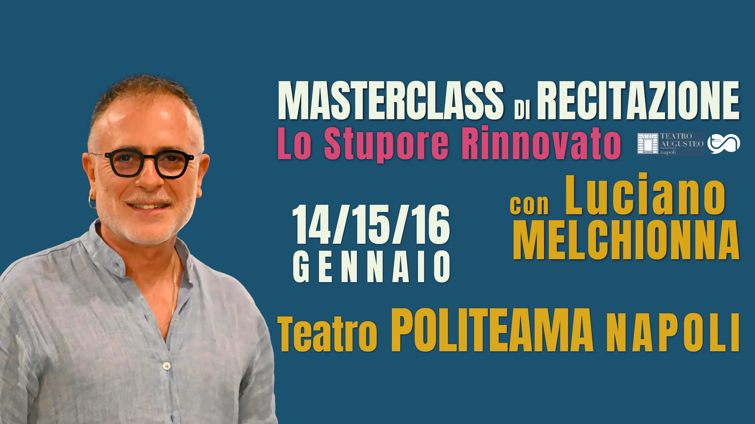 luciano Melchionna Napoli teatro politeama gennaio 2025